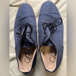 Calvin Klein Navy Blue Lace-Up Men’s Shoes size 9